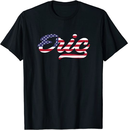 Eric Name American Flag T-Shirt