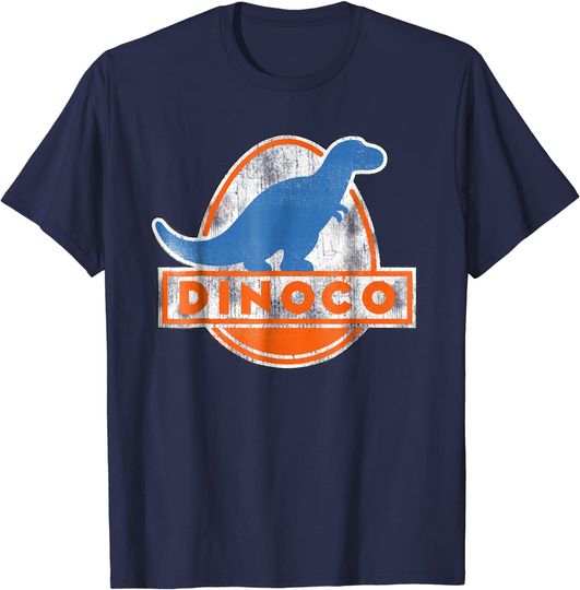 Pixar Cars Iconic DINOCO Dinosaur Logo T Shirt