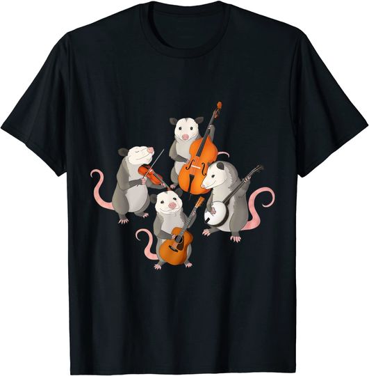 Opossums playing musical instruments T Shirt
