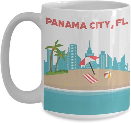 Panama City Ceramic Novelty Coffee Mug