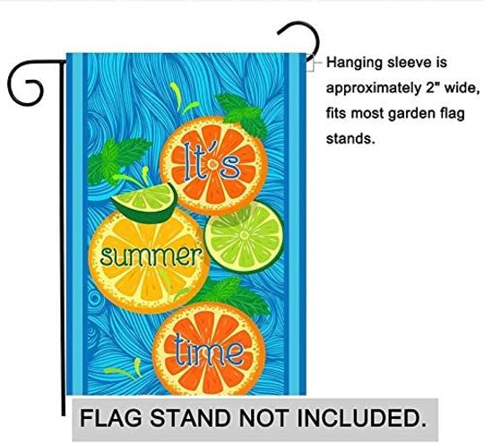 It's Summer Time Garden Flag