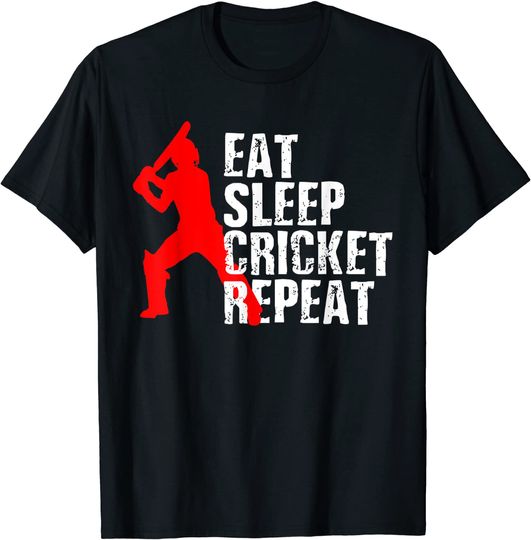Cricket Player Cool T Shirt