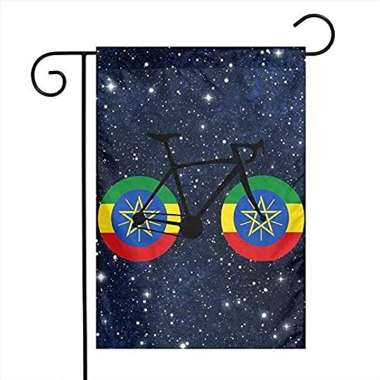 Haiti Bicycle Garden Flag
