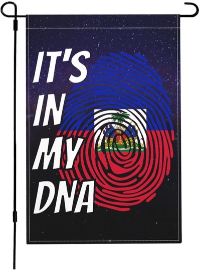 It's In My DNA Garden Flag Fingerprint