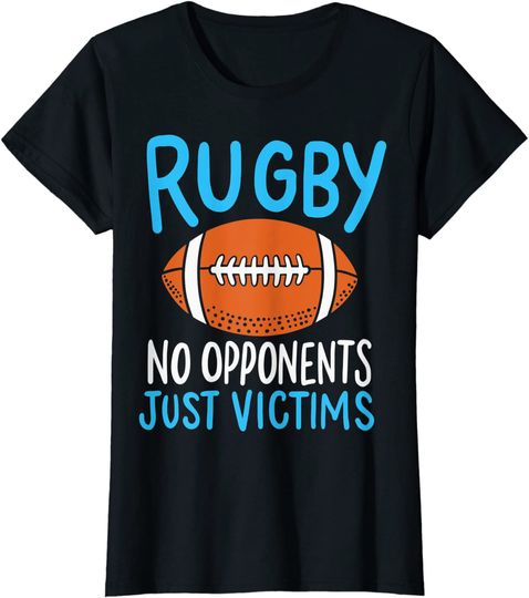 Rugby No Opponents Just Victims For A Rugby Player Hoodie