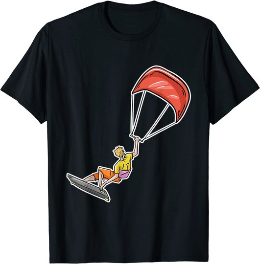 Kiteboarding Lover Gift Kite Surfing Surfer T-Shirt
