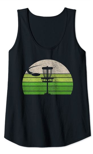 Vintage Ultimate Frisbee T Shirt, Disc Golf Tee Shirts Men. Tank Top