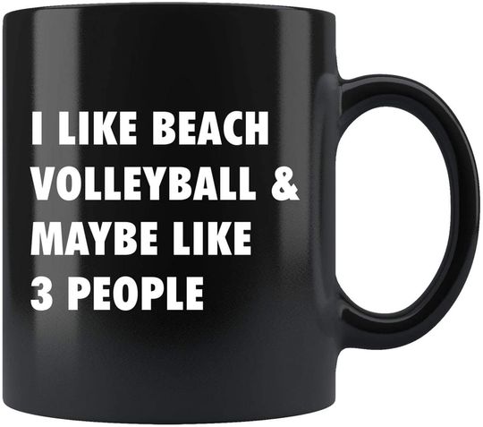 I Li-ke Beach Volleyball and Maybe Like 3 People, Beach Volleyball Gifts, Beach Volleyball Mug, Volleyball Player Mug, Volleyball Player Gifts, Volleyball Mug, Volleyball Gifts