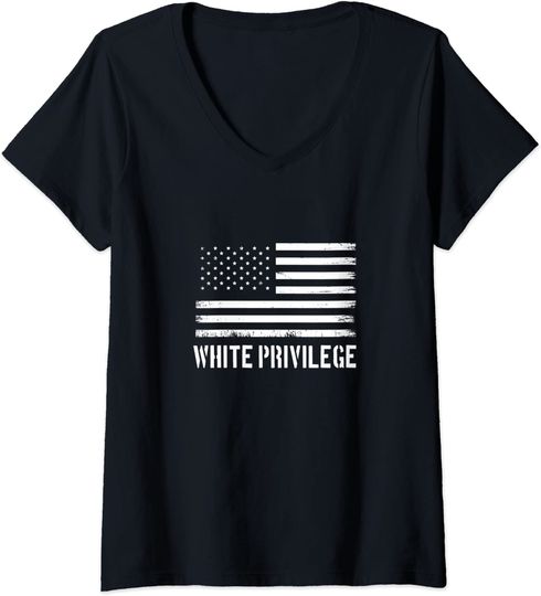 Womens White And Conservative T Shirt