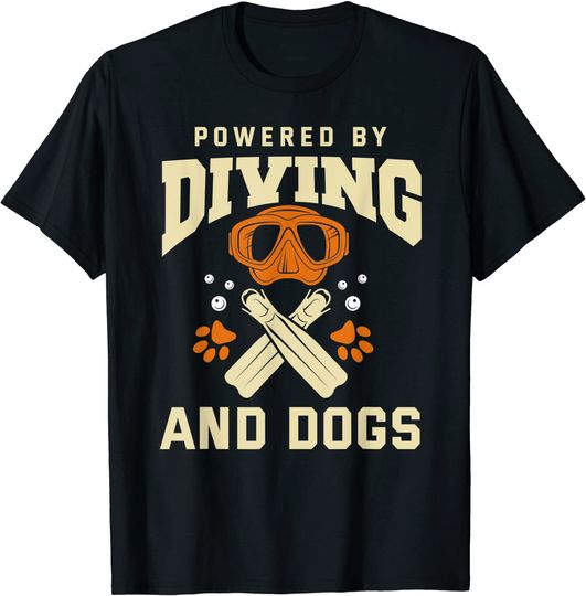 Diving Shirt Dog Lover Scuba Diving Lover Diver T-Shirt
