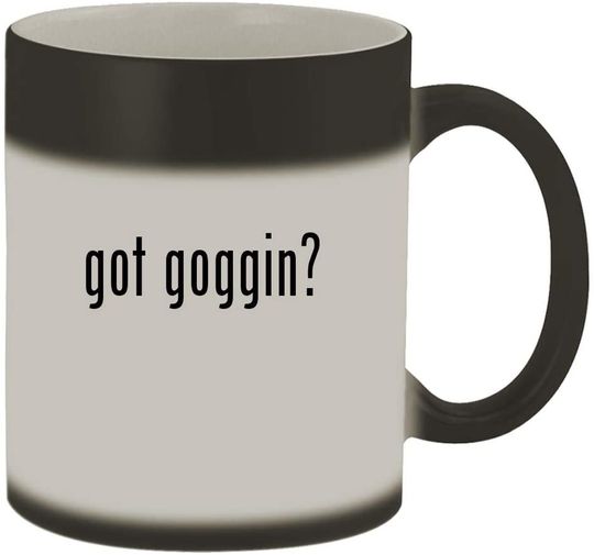 got goggin? Magic Color Changing Mug, Matte Black