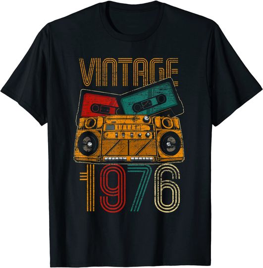 45th Birthday Years Old Vintage 1976 T Shirt
