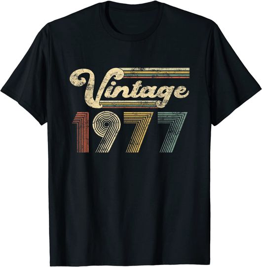 44 Years Old Vintage Best Of 1977 44th Birthday T Shirt