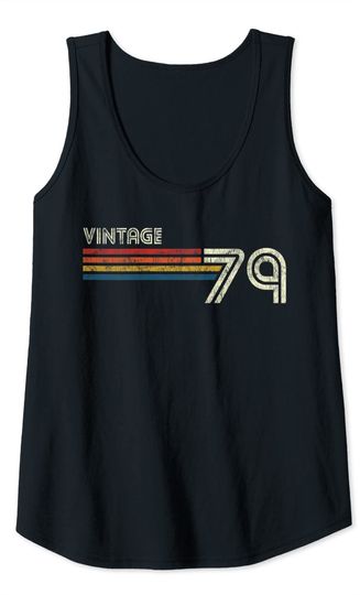 Retro Vintage 1979 42nd Birthday Tank Top
