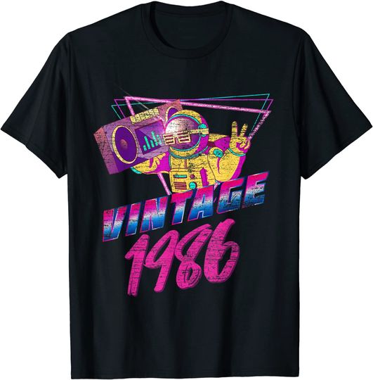 35th Birthday Vintage 1986 T Shirt