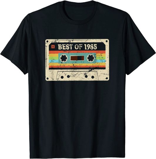 Best of 1985 Vintage Cassette 36th Birthday T Shirt