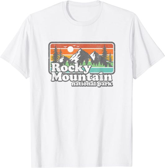 Rocky Mountain National Park Colorado Hiking Camping Gift T-Shirt