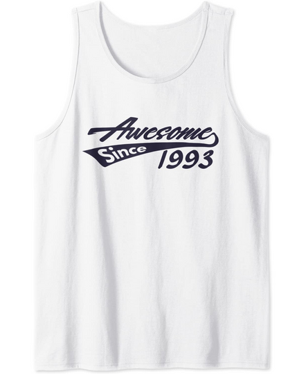 Awesome 1993 28 Years Old Bday 28th Birthday Gift Men Women Tank Top