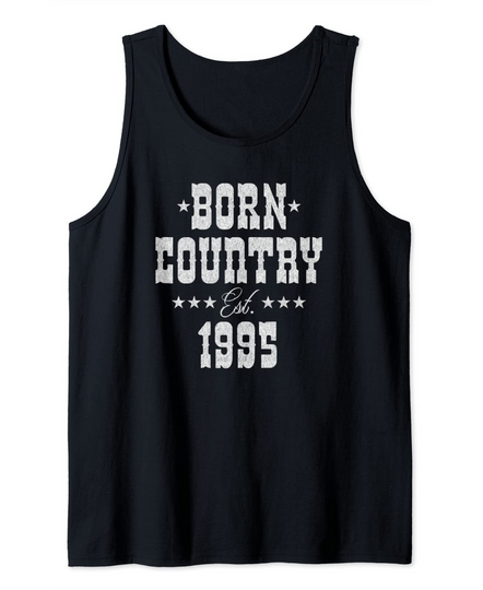 26 Year Old Country Music Lover 1995 26th Birthday Tank Top