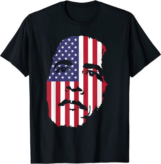 President Barack Obama USA American Flag Patriotic 2008 2012 T-Shirt