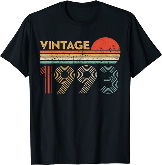 27 Year Old Birthday Gift Vintage Classic Born In 1993 T Shirt
