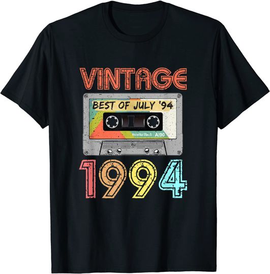 25th Birthday Retro Vintage 1994 Birthday T Shirt