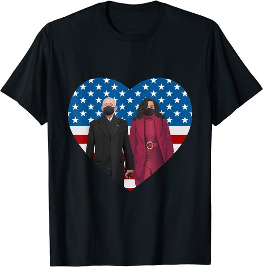 Michelle and Barack Obama Love The Obamas Inauguration 2021 T-Shirt