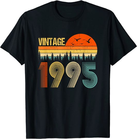 Vintage 1995 26th Birthday Gift Ideas T Shirt
