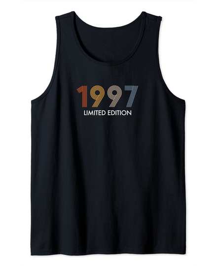 Retro 24 Years Vintage 1997 Limited Edition Tank Top