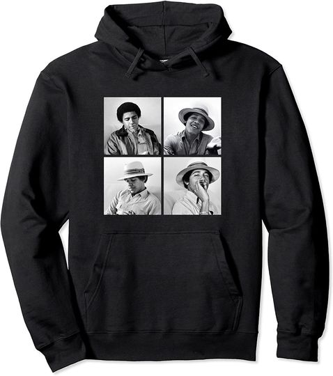 Barack Obama Retro Vintage Young Obama Smoking in College Pullover Hoodie
