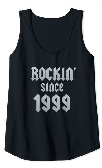 21 Year Old Classic Rock 1999 21st Birthday Tank Top