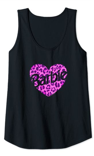 Barbie Leopard Heart Logo Tank Top