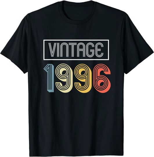 Vintage 1996 Birthday T Shirt