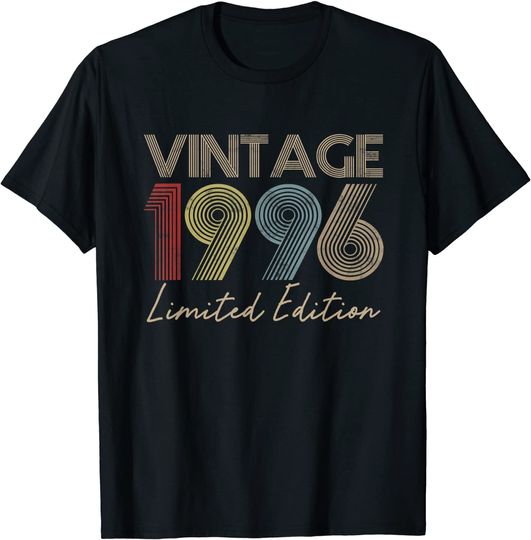 Vintage 24 Year Old Gift Funny 1996 24th Birthday T Shirt