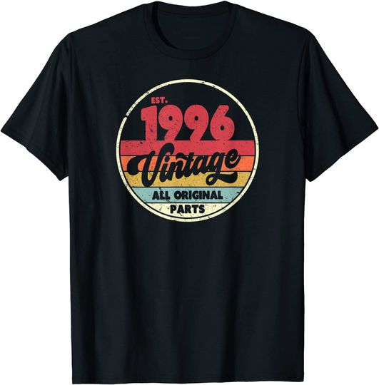 1996 Vintage Shirt, Birthday Gift Tee. Retro Style T Shirt