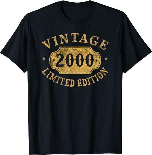 21st Birthday Anniversary Gift Limited 2000 T Shirt