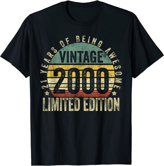 21 Year Old Vintage 2000 Limited Edition  T Shirt