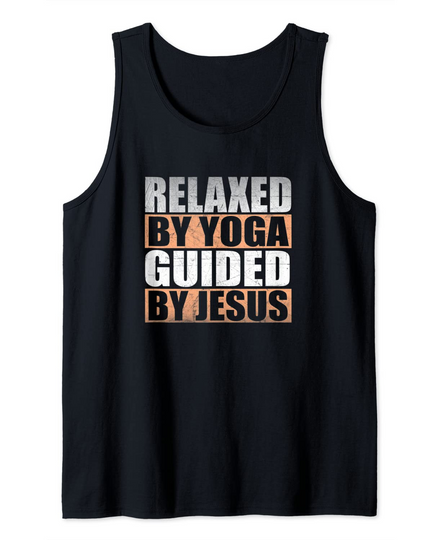 Delightful Relaxation Of Religious Amusing Yoga Quote Tank Top