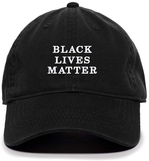 Black Lives Matter Baseball Cap Embroidered Cotton Adjustable Dad Cap