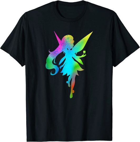 Tooth Fairy Watercolor Style Image Gift For Kids T-Shirt