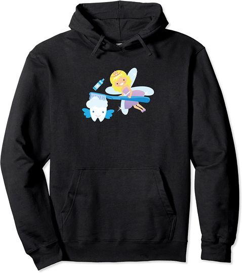Tooth Fairy Godmother Fairy Tales Novelty Kids Gift Pullover Hoodie