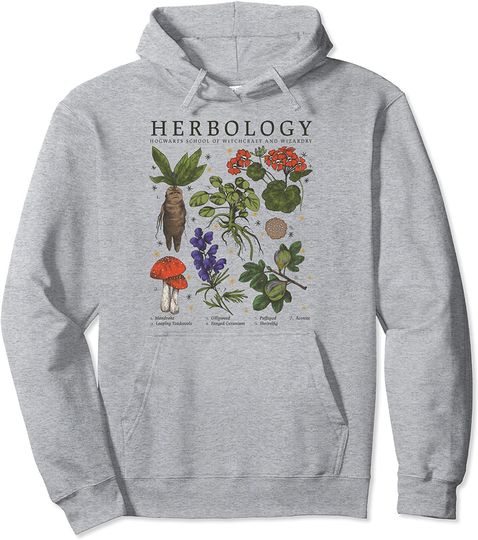 Harry Potter Herbology Plants Pullover Hoodie