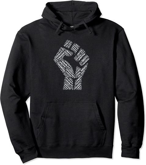 Civil Rights Black Power Fist March For Justice Hoodie