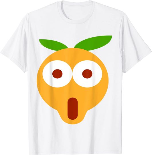 Wow Orange Emoji T-Shirt