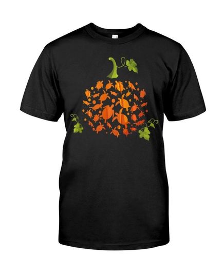Cute Pumpkin Turtle Sea Classic T-Shirt