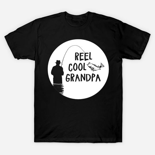 Men's T Shirt Reel Cool Grandpa
