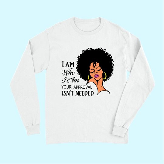 Black Queen Lady Curly Natural Afro African American Ladies Long Sleeves
