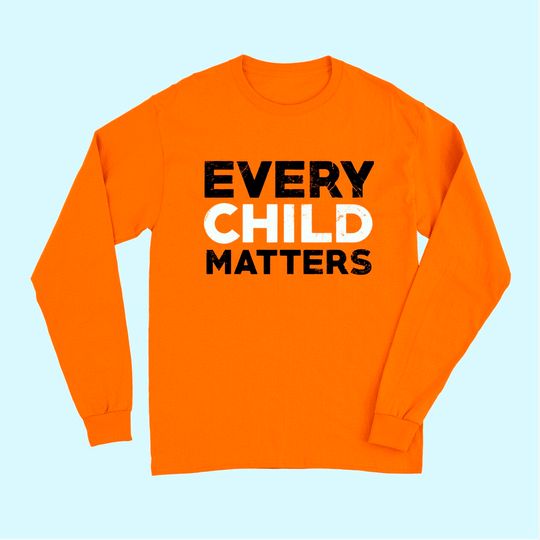 Every Child Matters Men's Long Sleeves Wear Orange