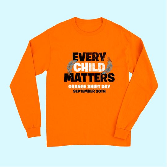 Every Child Matters Men's Long Sleeves Wear Orange