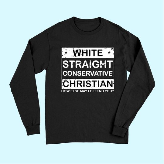 White Straight Conservative Christian Long Sleeves